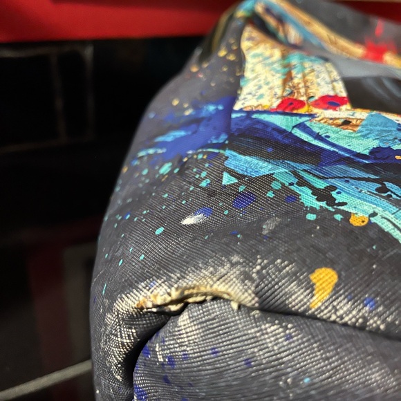 Artistic Multicolor Men's Backpack - Picture 4 of 14